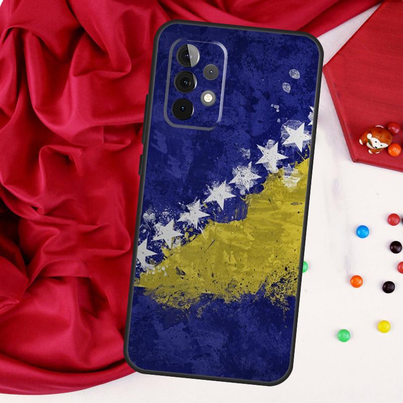 Bosnia and Herzegovina Flag For Samsung Galaxy A55 A53 A33 A13 A35 A15 A36 A56 A26 A16 A22 A32 A52 A54 A34 A06 A05 Case