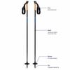Zeroring Aluminum Carbon Nordic Ski Poles Cross Country Snow Poles With Cork Grip OEM