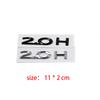 For  MKZ Continental Modified Car Rear Logo MKC MKX Rear Trunk Logo 2.0T 3.0T AWD Displacement Logo English Car Logo