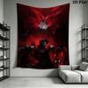 Persona Wall Tapestry Aesthetic Wall Hanging Printed Fabric Blanket Decorative Tapestries for Bedroom Living Room Home Decor