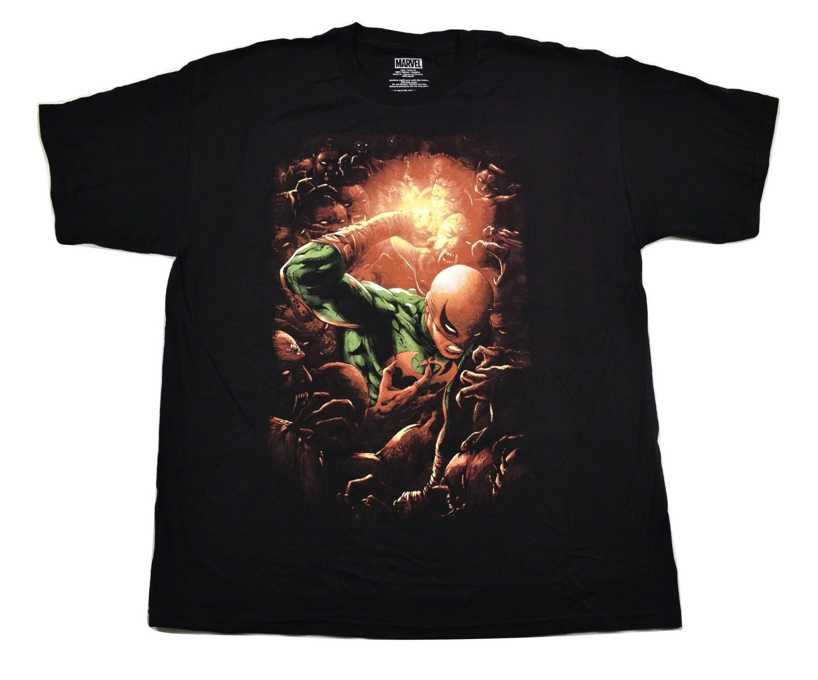 Marvel Mens The Immortal Iron FisT-shirt New L XL S