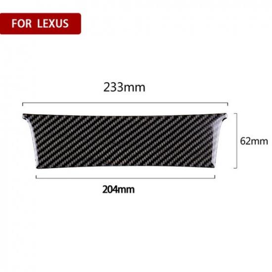 Carbon Fiber Central Console Cover Trim  Fits For Lexus IS250 IS350 2014-2018