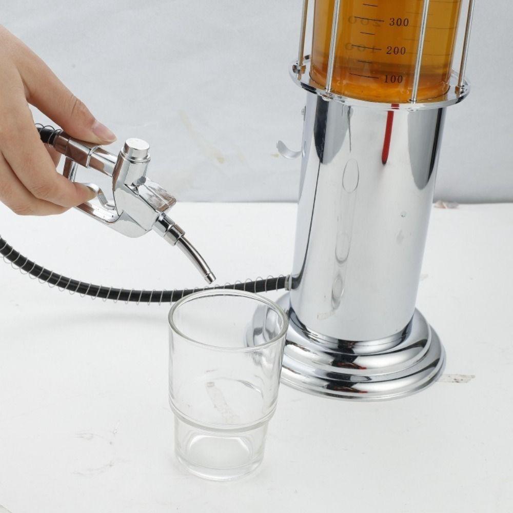 Single Pump Beer Tower Retro Style Beverage Container Creativity Liquor Dispenser  Party Serving