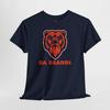 DAAAA BEARDS 90s Retro Sports Beard Tee | Vintage Athletic Graphic T-Shirt