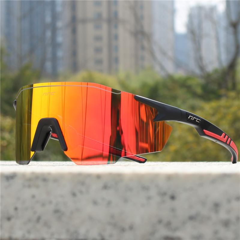NRC Herren Radsport-Sonnenbrille UV400 TR90 Sport Fahrradbrille MTB Mountainbike Angeln Wandern Reiten Brillen für Damen sport