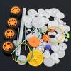 82-piece gear set teaching tool car accessory motor various gear car axle belt pulley shaft sleeve