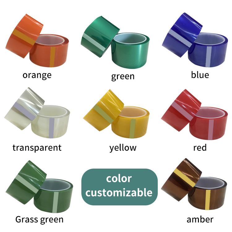 High Performance PET Polyester Tape Strong Adhesion for Carton Sealing Industrial Packing