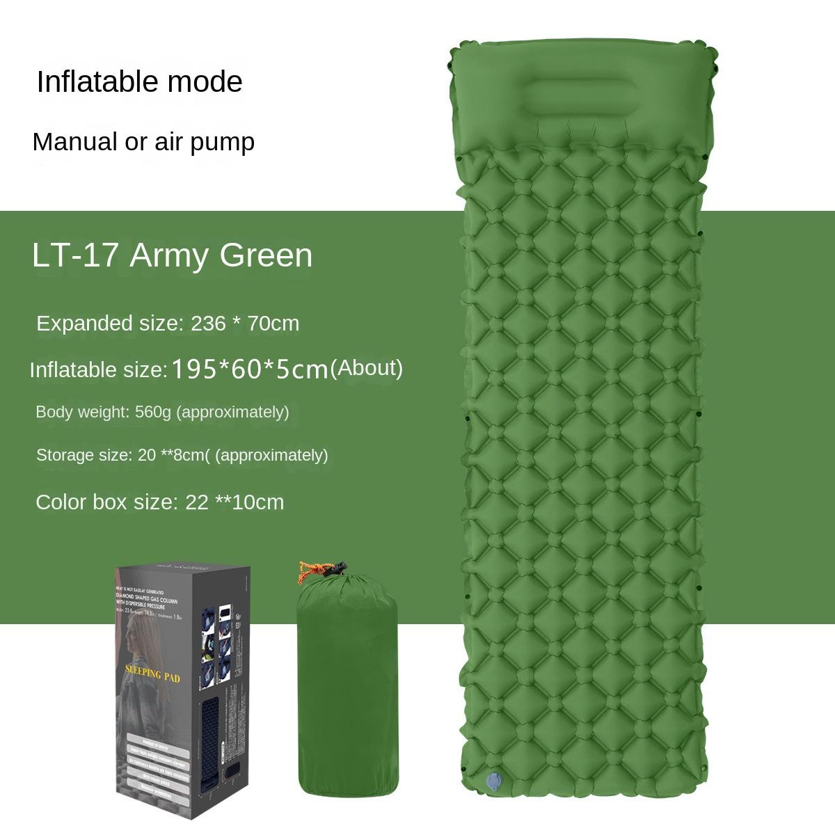 

Новая надувная подушка для кемпинга, портативный складной автомобильный матрас, педаль света, надувная педаль матраса, влагостойкая подушка