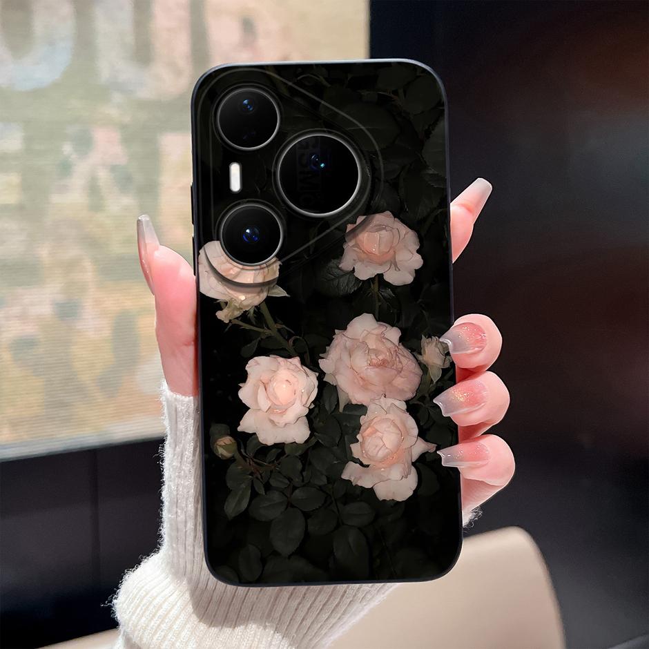 Case For Huawei Pura 80 Pro Plus Ultra Cartoon Heart Soft Silicone Shockproof Bumper Cover For HuaweiPura80ProPlus 80Ultra Funda