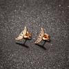 Stylish Angel Wings Feather Stud Earrings - Vintage & Elegant
