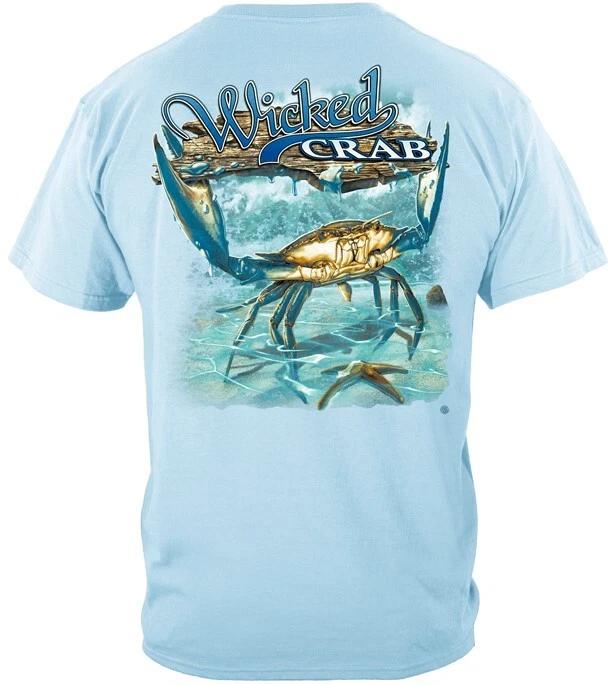 New MARYLAND CRAB BLUE CRAB T Shirt XL