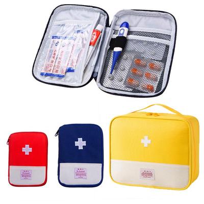 1PC Portable First Aid Kit Storage Bag For Home Outdoor Travel Camping Emergency Medical Bag Small Carrying Medical Treatment Packs