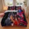Fantasy Battle Vs Dark Print 3Pcs Bedding Setduvet Cover With 2 Bedropillowcase Home Birthday Gift