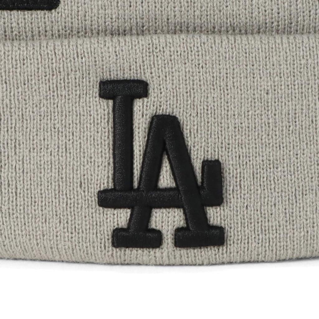 Cuff Knit Cap MLB ONSPOTZ Exclusive LA Grey FREE Basic Cuff Knit MLB Allover Los Angeles Dodgers [New Era]