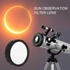 1/2/5 Pcs Astronomical Telescope Filter 5.0 Enhancing Photo Lens Eye Protection Eclipse Macula Observation Telescope Filter Lens