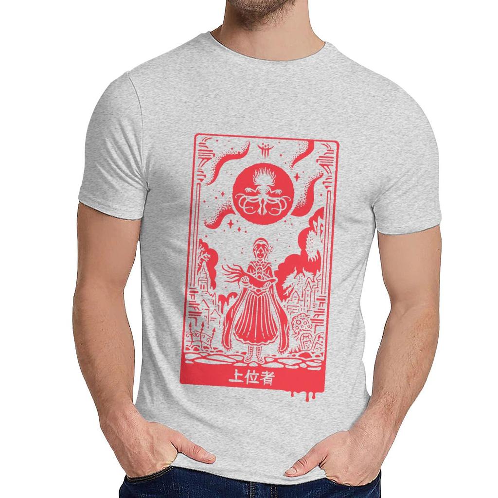 Round Neck Superior Ones Bloodborne Dark T Shirt Men 100 Cotton Top Tee