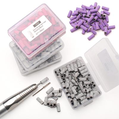 50st 3mm Mini Slipbandssatser Nagelfilborr Elektriska Manikyr Tillbehörsverktyg Död Hudborttagare 240#