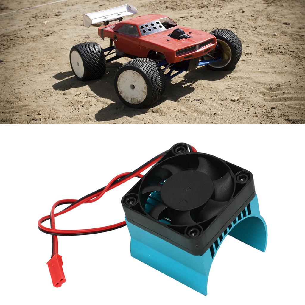 Motor Heat Sink Aluminum Alloy Stable Efficient Temperature Control Cooling Fan for 42mm Dia Motor 1Celsius8 RC   5V