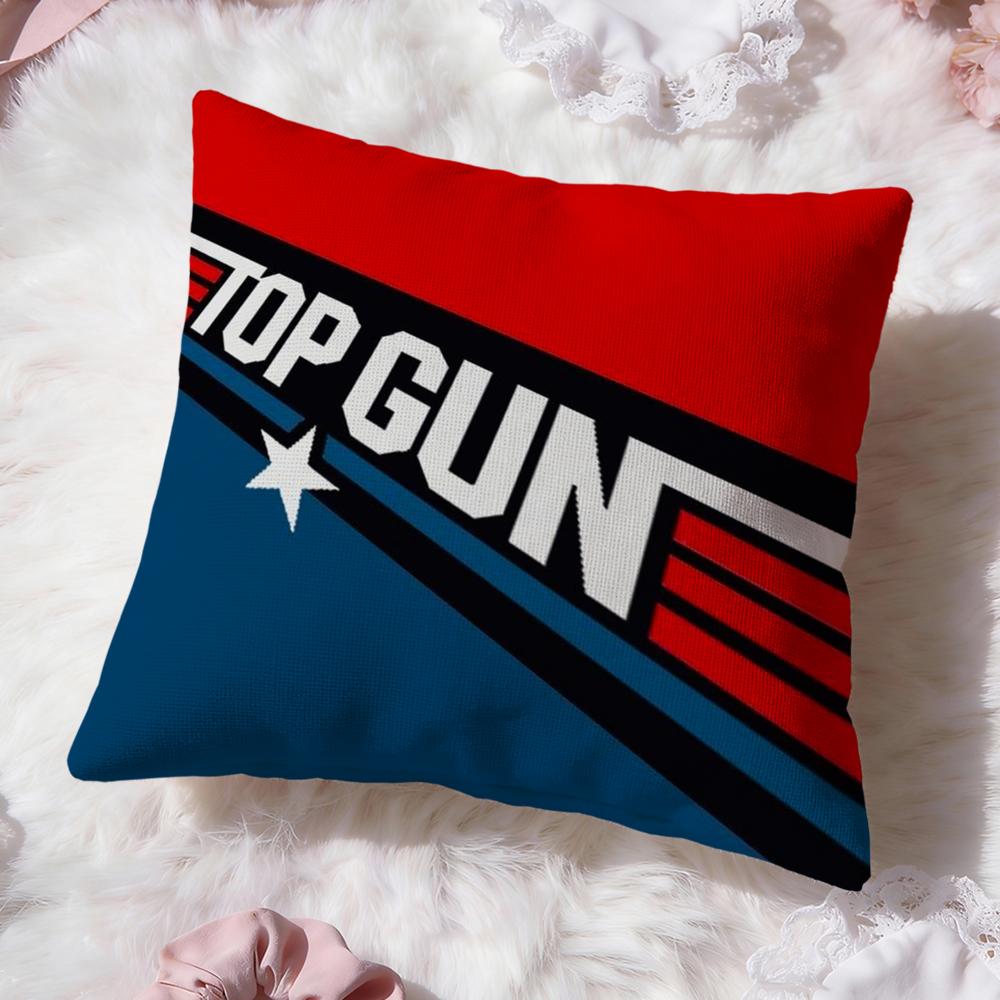 Classic Film T-Top GunS Cushion Cover Premium Comfort Reversible Pillow Cove -Two in One Design for Any Room & Car Interior