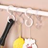 8pcs Plastic S Shaped Hook Multifunctional Kitchen Hanger Coat Hook Hanging Hooks  Storage