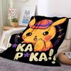 1pc Pikachu, Pokémon Blanket Soft All Season Throw with Vibrant Design, Perfect for Home, Travel, and Gifts, Ideal for Naps and Camping