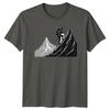 Adventure Awaits Unisexs TShirt Mountaineering Outdoor Recreation Gift For Him