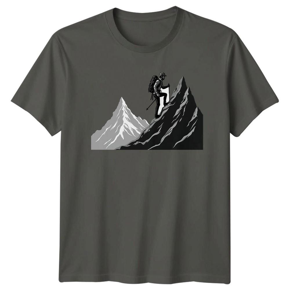 Adventure Awaits Unisexs TShirt Mountaineering Outdoor Recreation Gift For Him S