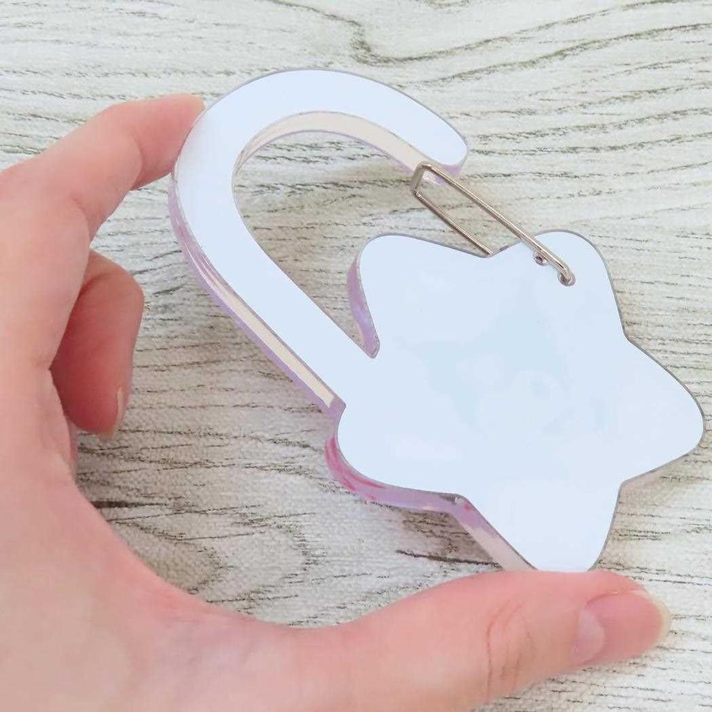 My Melody Kuromi Pastel Dreamland Acrylic Carabiner
