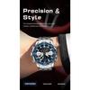 POEDAGAR Electronic Fashion Man Wristwatch Week Date LED Luminous Men Watch Dual Time Display Digital Quartz Watches