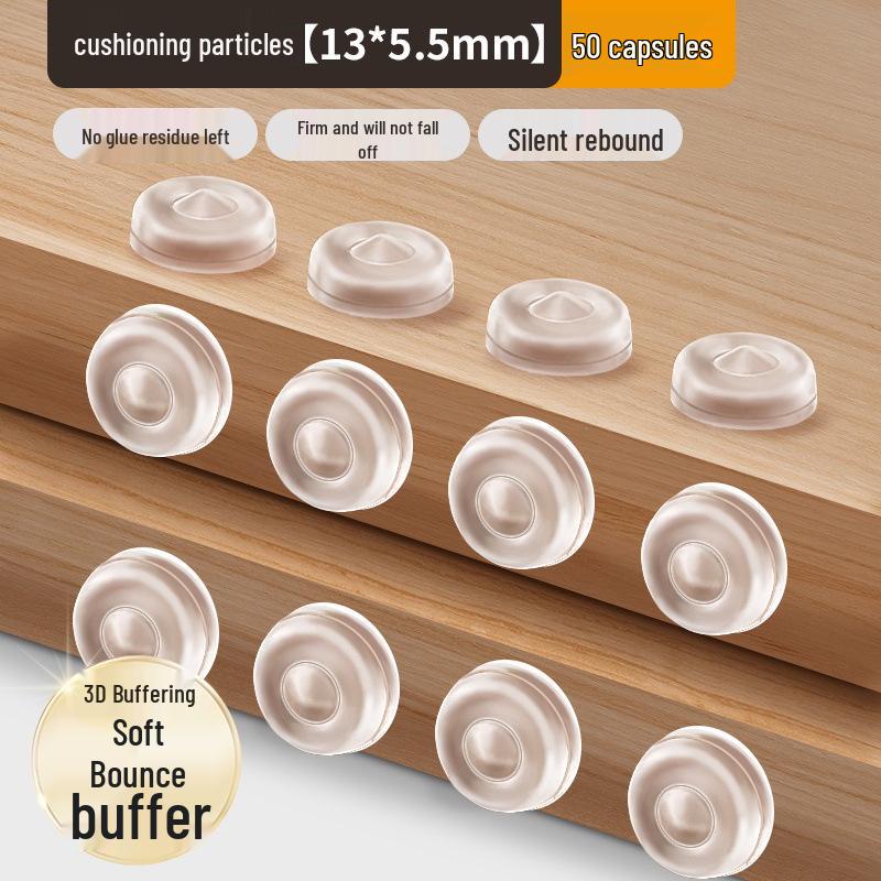 Transparent Anti-Collision Silicone Strips: Soundproof, Wear-Resistant Pads for Furniture, Doors, Windows, and Handles