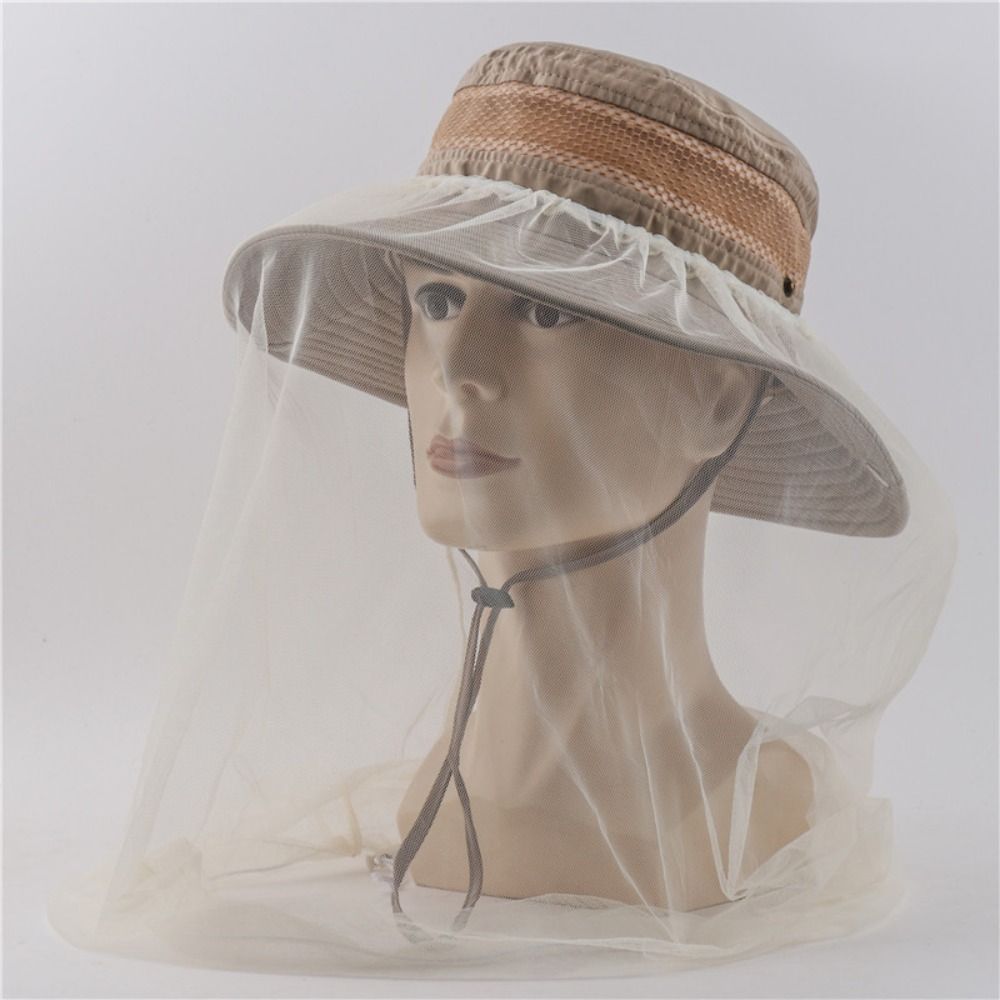 Hat Bee Keeping Protective Mosquito Net Hat Insect Mesh Hat Anti Bee Hat Outdoor Fishing Sun Cap