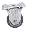3in Directional Caster 304 Stainless Steel Frame Heavy Duty Quiet TPR Caster for Cart Furniture