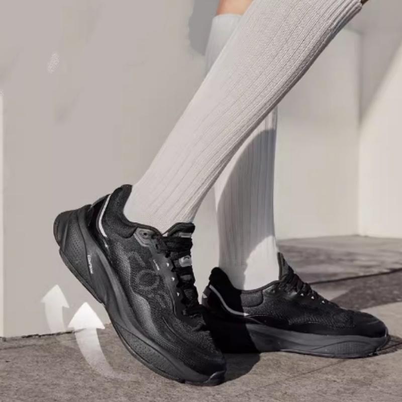 Li Ning Amortyzacja, Odporne na ścieranie Niskie Buty Codzienne Damskie Czarne AGLU010-1