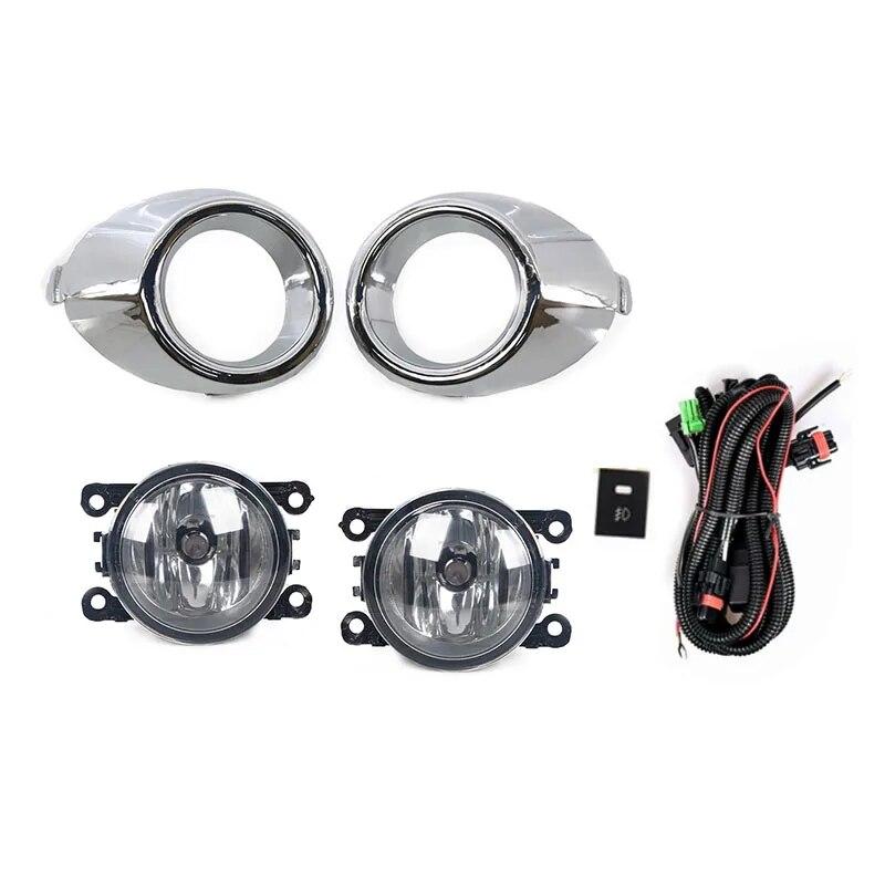 

1 компл. для Ford Focus MK3 2012 2013 2014 автомобиля, передний бампер, противотуманная фара, крышка лампы, рамка, решетка капота, рамка, переключатель жгута проводов one set