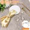 25Pcs Pearl Style Napkin Ring Easy Cleaning Delicate Dinner Serviette Buckle Set for Anniversary Birthday Wedding