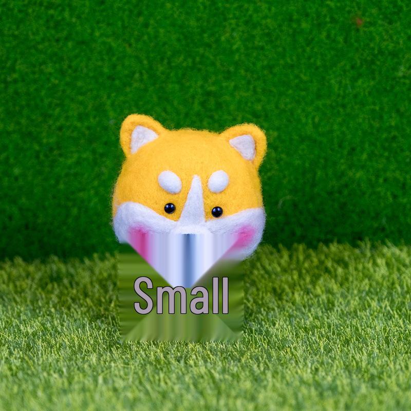 Xianci Year of the Horse Zodiac Wool Felt Needle Felting DIY Photo Frame Gift Set