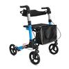 Elderly Disabled Rehabilitation Walking Assist Rollator Household Aluminum Alloy Walker Foldable Pulley Training Mobility Aid