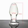 Glass Anal Plugs, Prostate Massagers, Dilators, Dildos, Thick and Large Size for Both Men and Women, Stimulating Anal Sex Toys