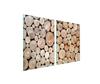 Glass Protective Plate for Stove 2x45x52 Wood