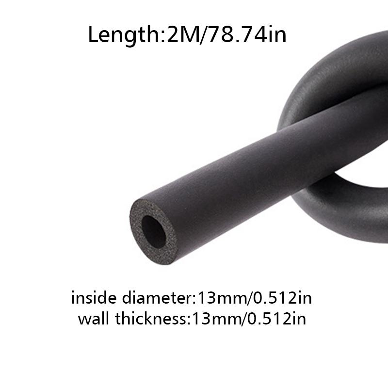 1.8/2M sponge rubber pipe PPR Thermal Insulation Pipeline Holder Foam Tube For Air Conditioning Outer Tubes Protective Sleeve
