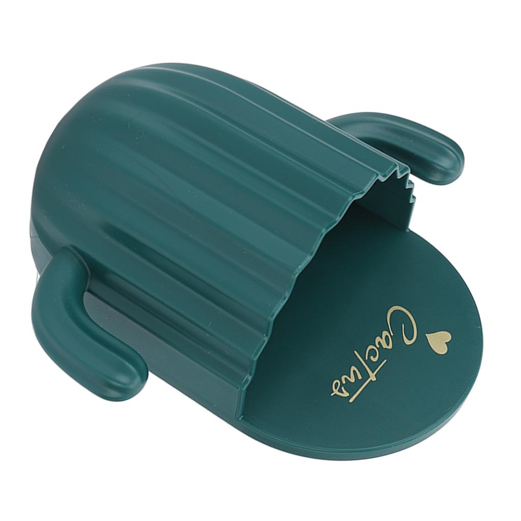 Wall Mounted Storage Box Hole Punching Cactus Shaped Toothpaste Toothbrush Comb Storage Rack for Bathroom