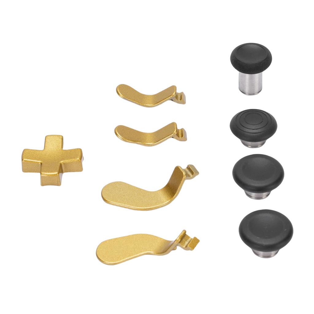 Metal Thumbsticks Replacement for Controll S Ies 2 with 4 Replaceable Magnetic Joysticks 4 Paddles 1 D Pads Accessory Parts