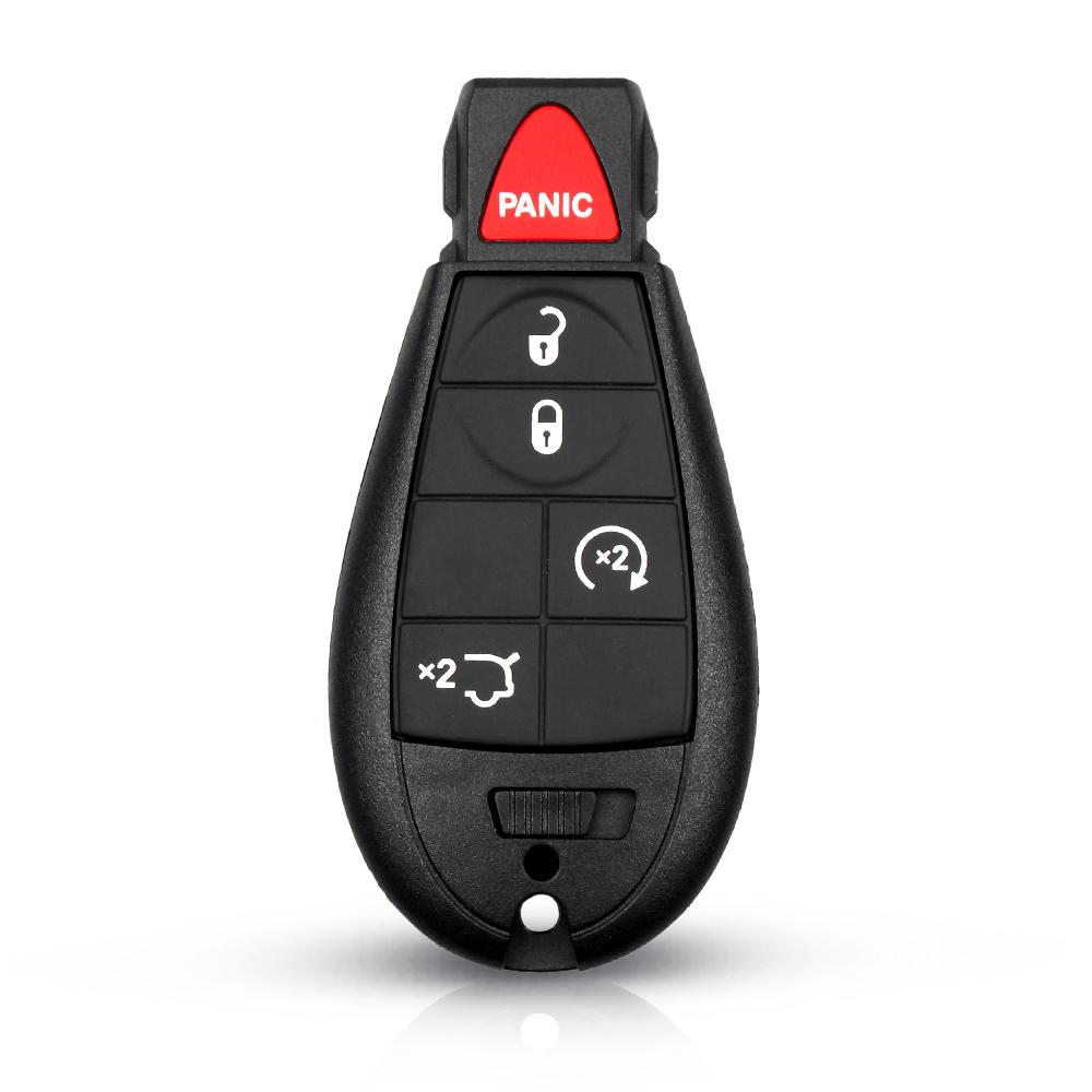 KEYYOU 3/4/5/6/7 Buttons Car Remote Key Shell Fob Case For Jeep Grand Cherokee Chrysler 300 Town & Country Dodge Charger Journey