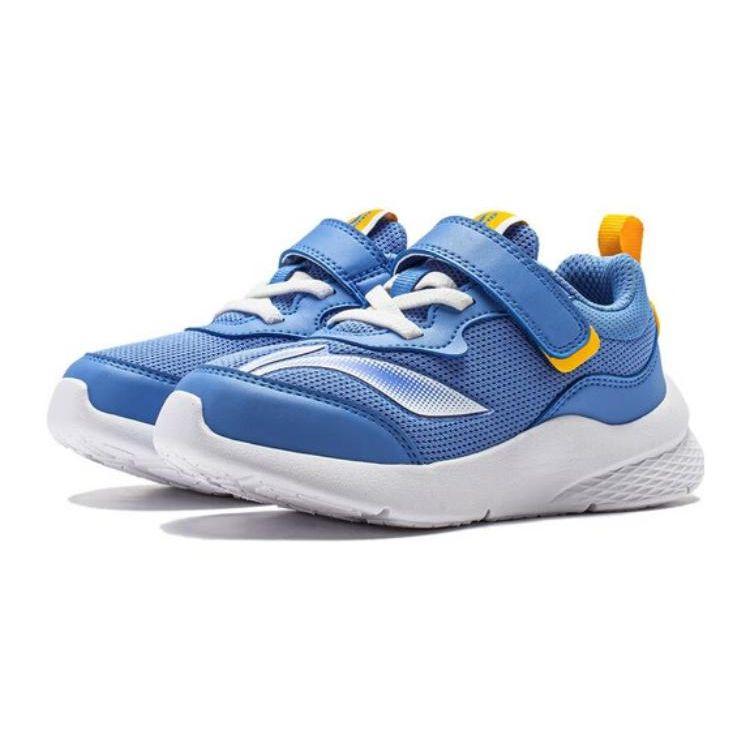 Li Ning Kids Sports Trend Lightweight Breathable Non-Slip Low-Top Running Shoes Kids sneakers Gulf-Blue YKNT148-1