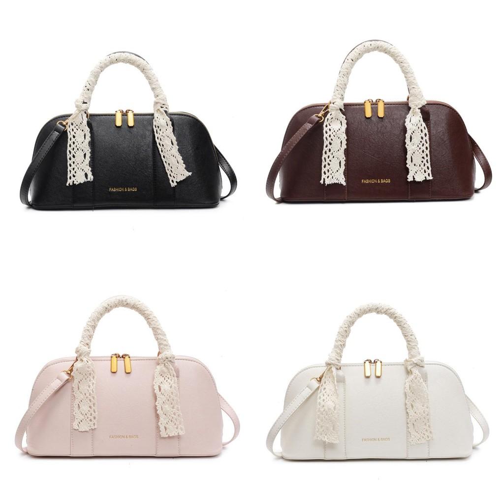 Color Ribbon Solid Shell Style Bag Soft Structure Inner Storage Commuting Daily