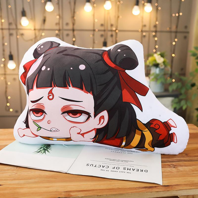 Ao Nezha Bing Plush Toy Pillows Cartoon Stuffed Doll Decorations Gifts Kids