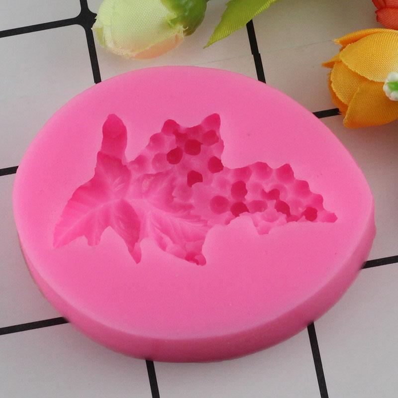1PC 3D Grape Cake Silicone Baking Molds Fondant Cake Decorating Confeitaria Moldes Silicone Fondant Cake