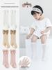2025 Spring/Summer Baby Girl Mesh Bow Long High Socks