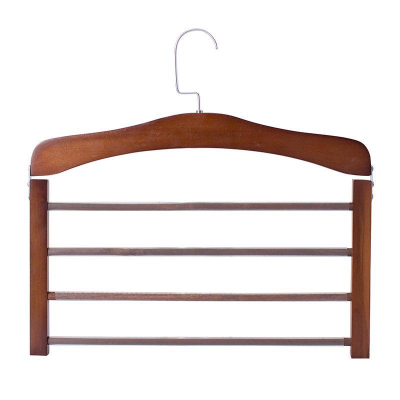 Multifunctional Solid Wood Pants and Scarf Hanger - Wardrobe Storage Solution