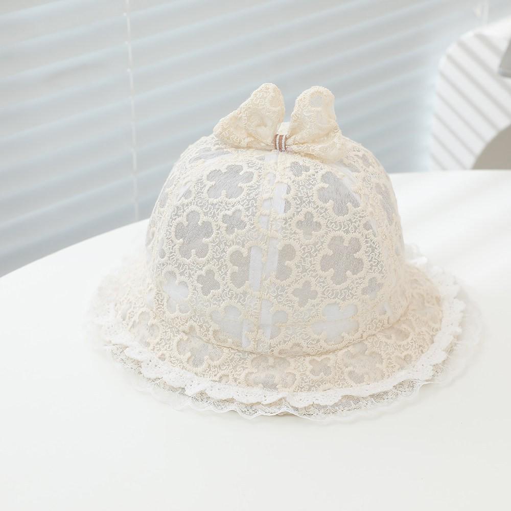 Spring Baby Girls' Fashion Flower Sun Hat - Sun Protection for Young Children
